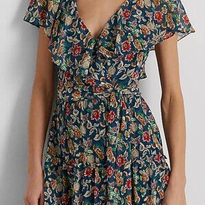 Lauren Ralph Lauren Floral Georgette Maxi Dress